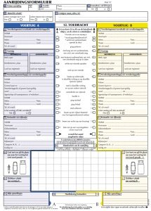 car damage form