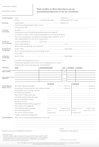 formularz roszczenia