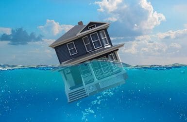 huis onder water