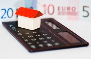 Hypotheekrenteaftrek huisje op rekenmachine
