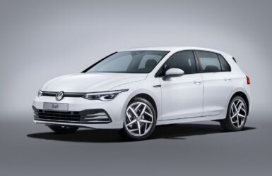White Volkswagen Golf